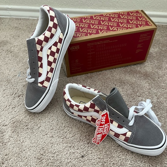 New Old Skool Checkerboard Vans - Picture 2 of 14